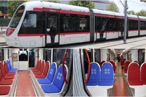 Tramvaylarda Koltuklar Yenilendi